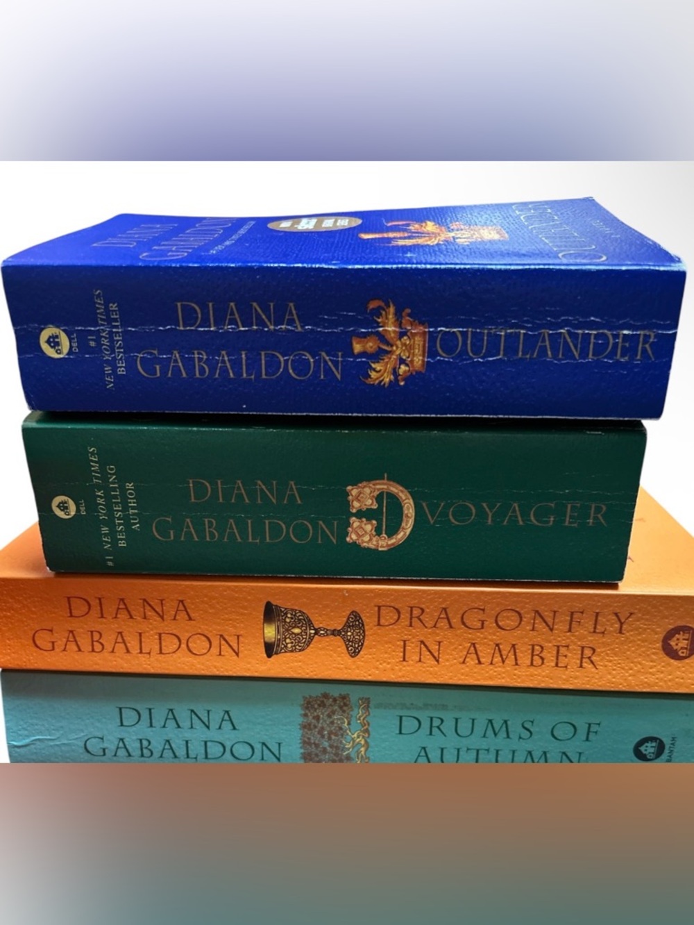 LiLfloyd123 RESERVED Diana Gabaldon Hardcover Book Stack